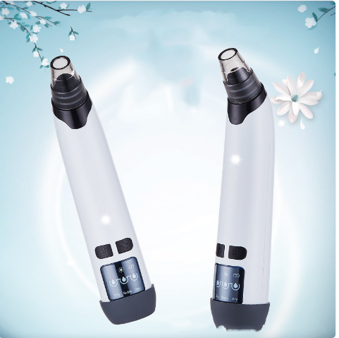 Two backhead remover vacuum pore cleansing suction tool with blue white floral background GlowNest Co