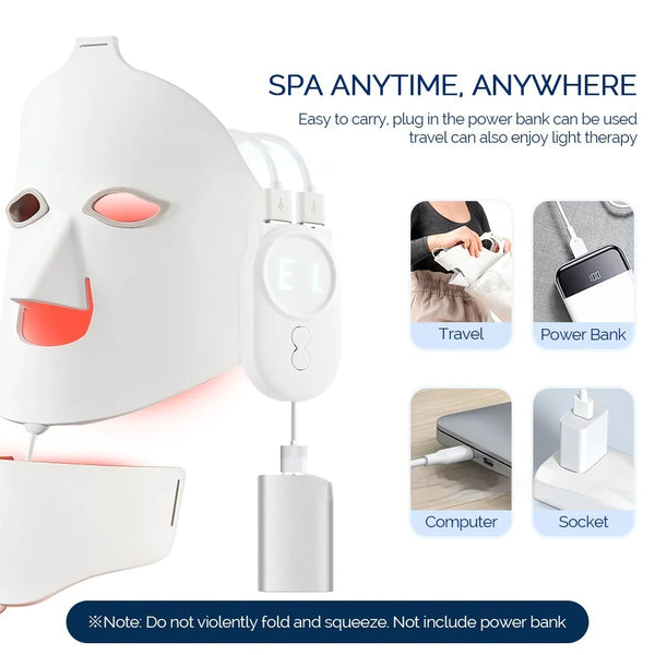 LED Face Mask – 7-Color Light Therapy Skin Rejuvenation & Acne Treatment