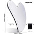 Heart shaped stainless steel gua sha facial sculpting tool large size GlowNest Co